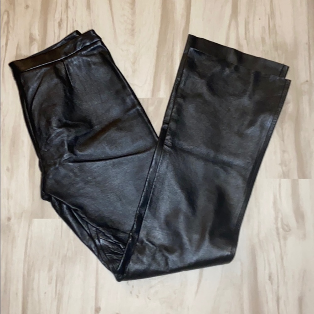 BCBG Max Aria | Genuine Leather Pants